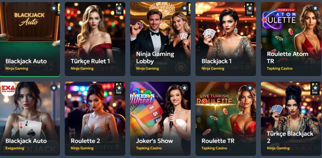 tarafbet canlı casino